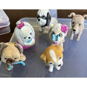 Puppy in my Pocket Vintage Flocked‎ Dog Lot